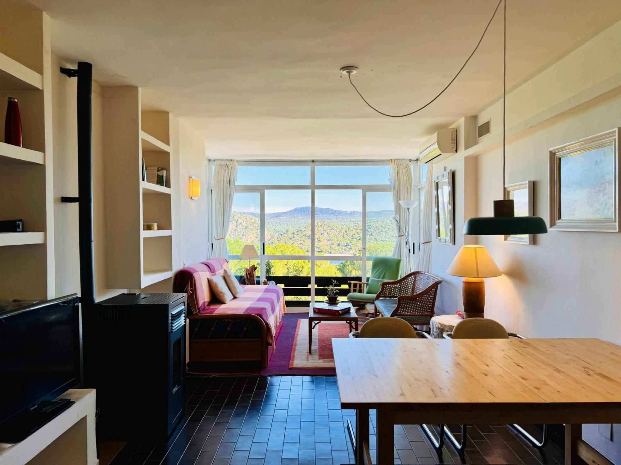 Acogedor Apartamento Con Bellas Vistas Al Embalse 圣马丁德瓦尔德 外观 照片